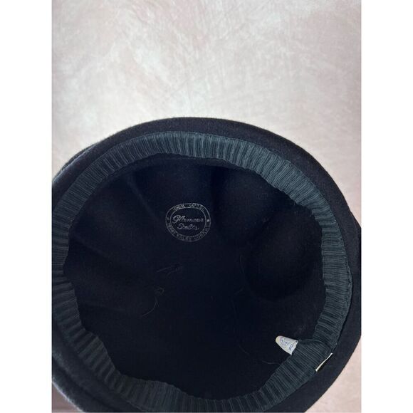 Vintage Mod Black Beret Hat with Tassel - Picture 5 of 5